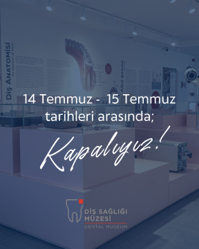 14 - 15 Temmuz Tarihleri Arasında Kapalıyız!