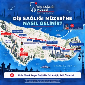 Diş Sağlığı Müzesi’ne Ulaşmak Çok Kolay! 🦷🏛️